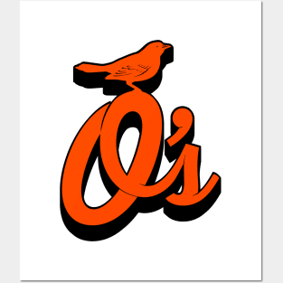 O’s with Oriole 3D Posters and Art